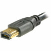 TRIPP LITE F005-006 6FT FIREWIRE IEEE CABLE WITH GOLD PLATED CONNECTORS 6PIN/6PIN M/M 6 FT