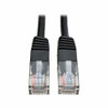 TRIPP LITE N002-002-BK 2FT CAT5E / CAT5  350MHZ MOLDED PATCH CABLE RJ45 M/M BLACK 2FT