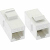 UNIRISE USA, LLC C5E-CPLR-WHT CAT5E RJ45 KEYSTONE IN-LINE COUPLER, WHT