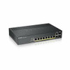 ZYXEL COMMUNICATIONS GS1920-8HPV2 ZYXEL 8-PORT HIGH POWERED GIGABIT ETHERNET POE+ HYBRID CLOUD SMART MANAGED SWITC