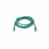 BELKIN COMPONENTS A3L980-01-GRN-S 1FT CAT6 SNAGLESS PATCH CABLE, UTP, GREEN PVC JACKET, 23AWG, 50 MICRON, GOLD PLA