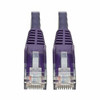 TRIPP LITE N201-001-PU 1FT CAT6 SNAGLESS MOLDED PATCH CABLE UTP PURPLE RJ45 M/M 1FT