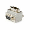 STARTECH.COM GC99MFRA1 THIS RIGHT ANGLE DB9 TO DB9 SERIAL CABLE ADAPTER FEATURES A RIGHT ANGLED DB9 MAL
