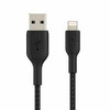 BELKIN COMPONENTS CAA002BT2MBK BOOST CHARGE BRAIDED LIGHTNING TO USB-A CABLE