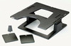 3M DISPLAY MATERIALS AND SYSTE LX500 NOTEBOOK RISER ADJUSTABLE BLACK