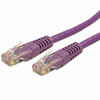 STARTECH.COM C6PATCH50PL 50FT PURPLE CAT6 ETHERNET CABLE DELIVERS MULTI GIGABIT 1/2.5/5GBPS & 10GBPS UP T