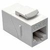 TRIPP LITE N235-001-WH CAT6 STRAIGHT-THROUGH MODULAR IN-LINE SNAP-IN COUPLER RJ45 F/F