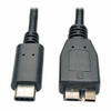 TRIPP LITE U426-003-G2 3FT USB 3.1 GEN 2 USB-C TO MICRO-B CABLE M/M 10 GBPS FAST CHARGE