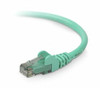BELKIN COMPONENTS A3L980-04-GRN-S 4FT CAT6 SNAGLESS PATCH CABLE, UTP, GREEN PVC JACKET, 23AWG, 50 MICRON, GOLD PLA