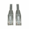 TRIPP LITE N201-001-GY 1FT CAT6 GIGABIT SNAGLESS MOLDED PATCH CABLE RJ45 M/M GRAY