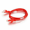 C2G 27861 3FT CAT6 SNAGLESS UNSHIELDED (UTP) NETWORK CROSSOVER PATCH CABLE - RED