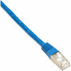 BLACK BOX EVNSL0172BL-0003 CAT5E SHLD PATCH CABLE 3FT 26 AWG STRND CMR BLUE