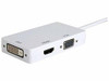 AXIOM 3N1DP2HVD-AX AXIOM 3-IN-1 DISPLAYPORT TO HDMI, VGA AND DVI VIDEO ADAPTER