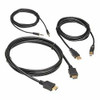 TRIPP LITE P782-006-HA HDMI KVM CABLE KIT - HDMI, USB, 3.5 MM AUDIO (M/M) - 4K, 6 FT., BLACK