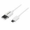 STARTECH.COM USBPAUB2MW CHARGE OR SYNC YOUR MICRO USB DEVICES, WITH THIS HIGH-QUALITY WHITE USB 2.0 REPL
