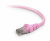 BELKIN COMPONENTS A3L980-05-PNK-S 5FT CAT6 SNAGLESS PATCH CABLE, UTP, PINK PVC JACKET, 23AWG, 50 MICRON, GOLD PLAT