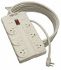 TRIPP LITE TLP825 SURGE PROTECTOR POWER STRIP 120V 5-15R 8 OUTLET 25FEET  CORD 1440 JOULE