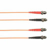 BLACK BOX FOCMR62-001M-STST-OR 1-M, ST-ST, 62.5-MICRON, MULTIMODE,  PVC