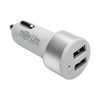 TRIPP LITE U280-C02-S-QC3 DUAL-PORT USB CAR CHARGER FOR TABLETS AND CELL PHONES WITH QUALCOMM QUICK CHARGE