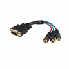 STARTECH.COM HD15CPNTMF 6IN HD15 TO COMPONENT RCA BREAKOUT CABLE ADAPTER - M/F