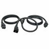 TRIPP LITE P036-006-2C19 6FT POWER CORD EXTENSION Y SPLITTER CABLE C19 TO C20 20A 12AWG