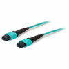 ADD-ON ADD-MPOMPO-3M5OM3S THIS IS A 3M MPO (FEMALE) TO MPO (FEMALE) 12-STRAND AQUA STRAIGHT RISER-RATED FI