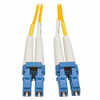 TRIPP LITE N370-08M 8M DUPLEX SINGLEMODE 8.3/125 FIBER OPTIC PATCH CABLE LC/LC 26FT 8 METER