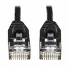 TRIPP LITE N261-S20-BK CAT6A 10G SNAGLESS MOLDED SLIM UTP ETHERNET CABLE (RJ45 M/M), BLACK, 20 FT.
