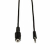 TRIPP LITE P311-010 10FT MINI STEREO AUDIO EXTENSION CABLE SHIELDED 3.5MM M/F 10FT
