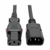 TRIPP LITE P004-L04 POWER EXTENSION CORD CABLE C14 TO LOCKING C13 M/F 18 AWG 10A 4FT