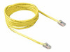 BELKIN COMPONENTS A3L781-03-YLW BELKIN 3 FEET YELLOW CAT5E CRIMP PATCH CABLE A3L781-03-YLW