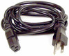 BELKIN COMPONENTS F3A104-03 POWER CABLE - NEMA 5-15 (M) - IEC 320 EN 60320 C13 (F) - 3 FT