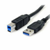 STARTECH.COM USB3SAB10BK 10 FT BLACK SUPERSPEED USB 3.0 CABLE A TO B - M/M