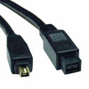 TRIPP LITE F019-006 6FT HI-SPEED FIREWIRE IEEE CABLE-800MBPS WITH GOLD PLATED CONNECTORS 9PIN/4PIN M