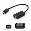 ADD-ON USBOTG-5PK ADDON 5 PACK OF 12.7CM (5.00IN) MICRO-USB MALE TO USB 2.0 (A) FEMALE BLACK ON-TH