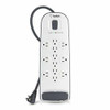 BELKIN COMPONENTS BV112230-08 12-OUTLET SURGE PROTECTOR WITH 8 FT POWER CORD WITH CABLE/SATELLITE AND TELEPHON