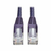 TRIPP LITE N201-003-PU 3FT CAT6 GIGABIT SNAGLESS MOLDED PATCH CABLE RJ45 M/M PURPLE