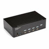 STARTECH.COM SV431DHD4KU THIS 4 PORT 4K HDMI KVM WITH DUAL MONITOR SUPPORT LETS YOU CONTROL FOUR HDMI COM