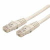 STARTECH.COM C6PATCH8WH 8FT WHITE CAT6 ETHERNET CABLE DELIVERS MULTI GIGABIT 1/2.5/5GBPS & 10GBPS UP TO