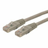 STARTECH.COM C6PATCH15GR 15FT GRAY CAT6 ETHERNET CABLE DELIVERS MULTI GIGABIT 1/2.5/5GBPS & 10GBPS UP TO