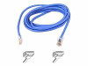 BELKIN COMPONENTS A3L791-08-BLU PATCH CABLE - RJ-45 (M) - RJ-45 (M) - 8 FT - UTP - ( CAT 5E ) - BLUE