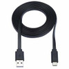 TRIPP LITE U038-006-FL USB-A TO USB-C FLAT CABLE - M/M, USB 2.0, THUNDERBOLT 3 COMPATIBLE, BLACK, 6 FT.
