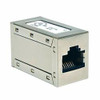 TRIPP LITE N032-001 CAT5E CAT5 STRAIGHT THROUGH MODULAR SHIELDED IN-LINE COUPLER RJ45 F/F