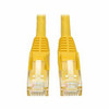 TRIPP LITE N201-015-YW 15FT CAT6 GIGABIT SNAGLESS MOLDED PATCH CABLE RJ45 M/M YELLOW