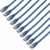 STARTECH.COM C6PATCH1BL10PK 1 FT. CAT6 ETHERNET CABLE  MULTIPACK MEETS ALL  ANSI/TIA-568-D CATEGORY 6 PATCH