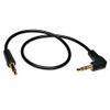 TRIPP LITE P312-006-RA 6FT MINI STEREO AUDIO CABLE WITH ONE RIGHT ANGLE PLUG 3.5MM M/M 6FT