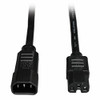 TRIPP LITE P018-003 3FT COMPUTER POWER CORD CABLE C14 TO C15 HEAVY DUTY 16A 14AWG