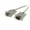 STARTECH.COM MXT10010 THIS 9-PIN STRAIGHT THROUGH SERIAL CABLE FEATURES A DB9 MALE CONNECTOR AND A DB9