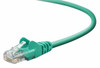 BELKIN COMPONENTS A3L791-06-GRN-S PATCH CABLE - RJ-45 (M) - RJ-45 (M) - 6 FT - UTP - ( CAT 5E ) - GREEN