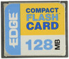 EDGE MEMORY PE179465 128MB EDGE PREMIUM COMPACT FLASH CARD (C